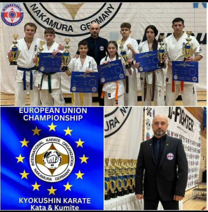 Спортсмены из Новой Каховки стали призерами чемпионата Европы по киокушин будо каратэ