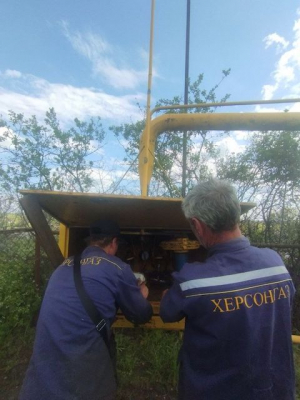 На правобережной Херсонщине вернули газ в 41 населенный пункт