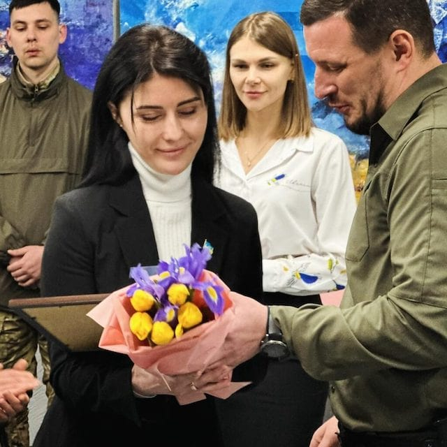 Врач детской больницы отмечена наградой президента Украины