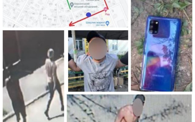 Херсонские полицейские оперативно задержали подозреваемого в разбойном нападении