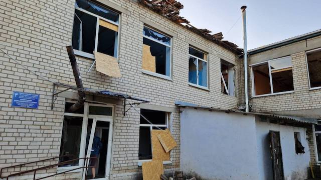 Российские террористы разрушили детский сад в Бериславском районе