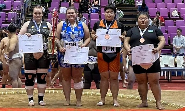 Херсонская спортсменка завоевала золотую медаль на чемпионате мира по сумо