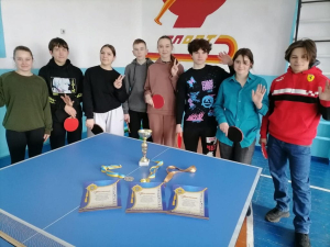 В Кочубеевской громаде состоялся турнир по настольному теннису