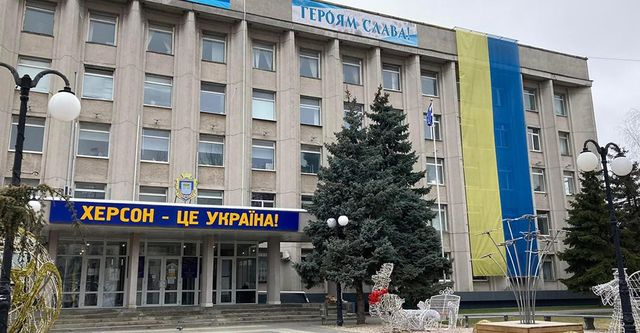В здание Херсонского городского совета вошли российские оккупанты