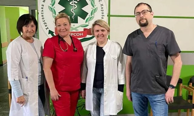 В больнице им. Е. Карабелеша работали кардиологи из Киева