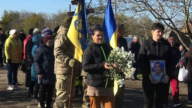 Херсонщина простилась с несколькими защитниками, погибшими на фронте