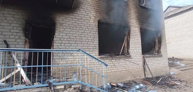 В Поселке Золотая Балка оккупанты разрушили детский сад