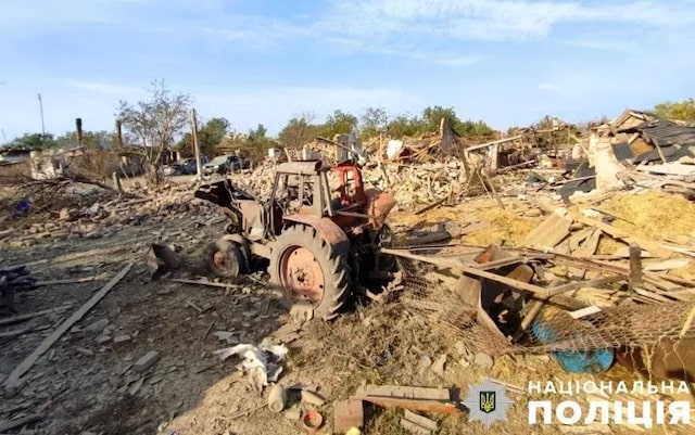Во время атак на правобережье враг применил артиллерию, авиацию и дроны