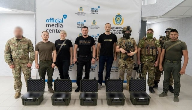 Литовские партнеры передали бойцам на Херсонском направлении 5 станций РЭБ