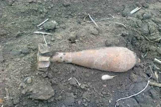 В Голопристанском районе нашли мину времен Второй мировой войны