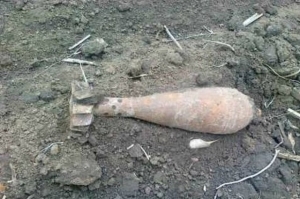 В Голопристанском районе нашли мину времен Второй мировой войны