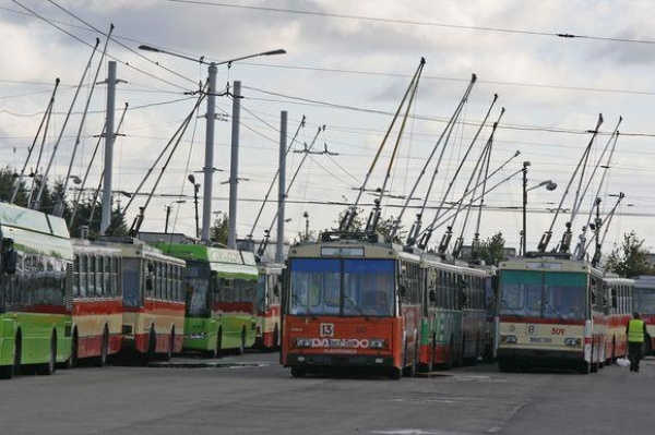 Херсонские троллейбусы арестовали 