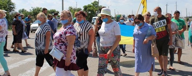 Жители Херсонщины продолжают протестовать против нового территориального устройства
