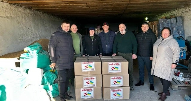 Многодетным семьям в Бериславского района выдали гуманитарную помощь